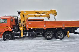 КМУ КАМАЗ 65115-4057-48 (Евро-5) + SOOSAN SCS746L верх.упр. + борт сталь 6,6м.