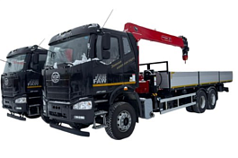 КМУ FAW 3250 (6*4, 390л.с., Евро-5) + HORYONG HRS216 верх.упр. + борт алюминий 7,8м.
