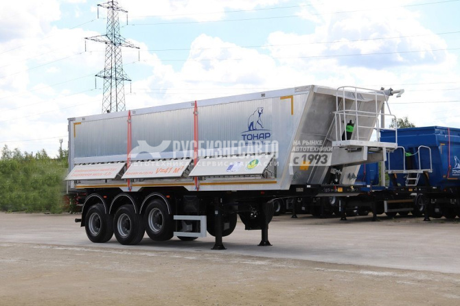 Купить ТОНАР 9594 П/п самосвал зерновоз, V-41м3, алюминиевый, с боковыми люками, ССУ-1200, 3-х осн. в компании Русбизнесавто - изображение 1