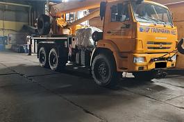 KC-55713-5Л-1 автокран 25т. б/у (КАМАЗ-43118, 2021 г.в., 12703 км., 1680 м.ч.)