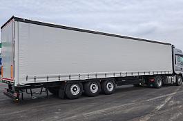 CIMC SX03 Полуприцеп Шторный, 13,6 м, V=92 м3, 3 оси BPW, EBS Wabco 2S/2M