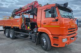 КМУ КАМАЗ 65115-3094-48 (Евро-5) + ИНМАН ИТ-200 + серт.люлька + бур 400мм. + борт сталь 6,6м. СПМ