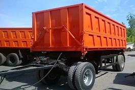 ПЛАНЕТА 852900 прицеп самосвальный 2-х осный, L=6м, тент, намат.устр-во, балкон